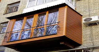 Внешняя отделка балкона Новоалтайск цена от 1034 руб. м/2.